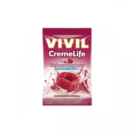 Gustari - Vivil Creme Life Bomboane Cremoase Cu Zmeura Fara Zahar x 90 g