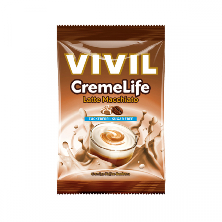 Bomboane - Vivil Creme Life Bomboane Cremoase Latte Macchiato Fara Zahar x 60 g