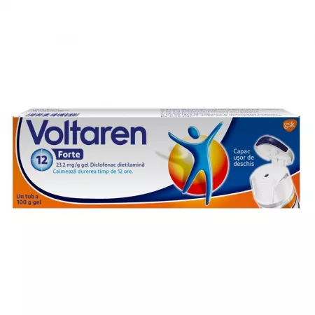 Afectiuni osteo-musculo-articulare - Voltaren Forte Gel Flip Top 23.2 mg/g x 100 g