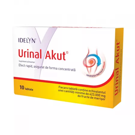 Afectiuni urinare - W-Idelyn Urinal Akut x 10 tb.