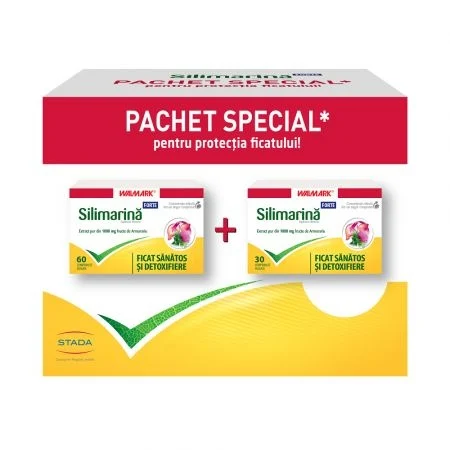 Protectoare si detoxifiante - Walmark Silimarina Forte x 60 cpr. filmate + 30 cpr. filmate