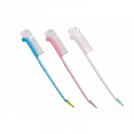 Puericultura - Wee Baby Set Perie De Curatare Din Silicon Pentru Biberoane