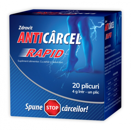 Afectiuni osteo-musculo-articulare - Zdrovit Anticarcel Rapid x 20 pl.