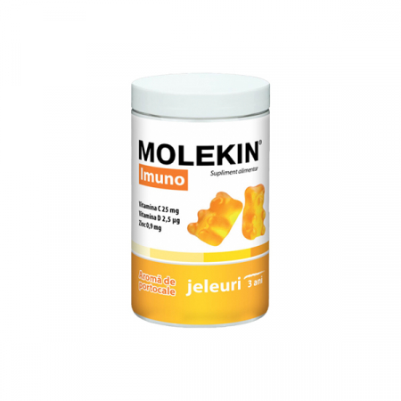 Imunitate - Zdrovit Molekin Imuno Portocale 3 ani+ x 60 jeleuri gumate