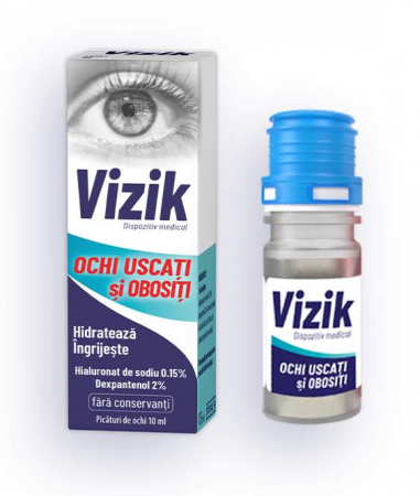 Igiena oculara si ORL - Zdrovit Vizik Ochi Uscati si Obositi x 10 ml