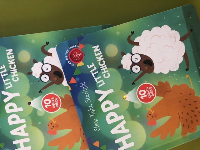 arte cu beculete Happy little chicken [3]