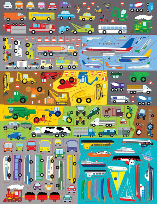 555 Sticker Fun Vehicles [3]