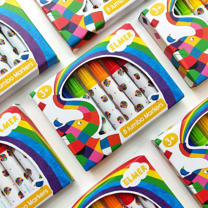 8 JUMBO MARKERS elmer [4]