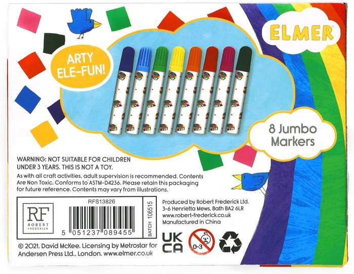 8 JUMBO MARKERS elmer [2]