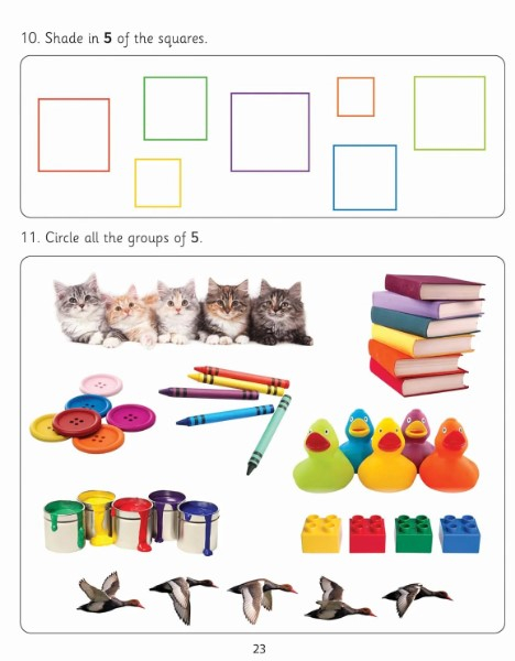 Caiet de lucru matematica numere WORK BOOK - RECEPTION - NUMBERS [4]