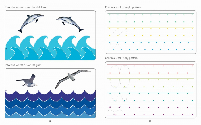 Caiet de lucru scriere WORK BOOK - RECEPTION - PEN CONTROL AND HANDWRITING [8]
