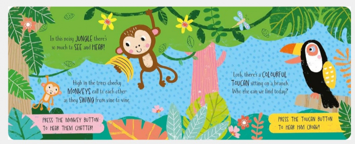 Carry-Along Jungle Adventure – Children’s 10 Button Sound Book [2]