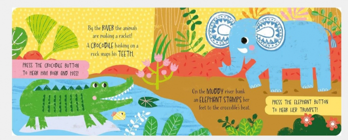 Carry-Along Jungle Adventure – Children’s 10 Button Sound Book [3]