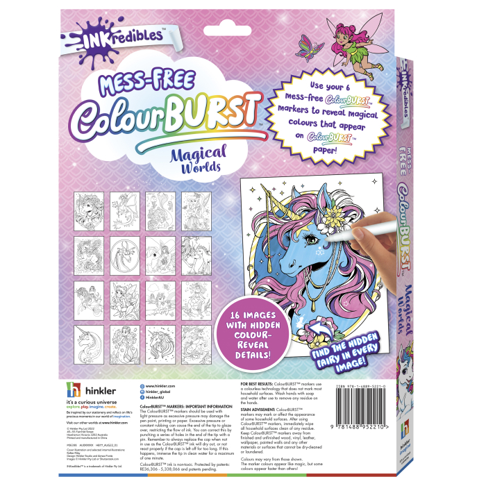 Inkredibles Colour Burst Magical Worldsage: 3-6by Hinkler Pty Ltd [6]