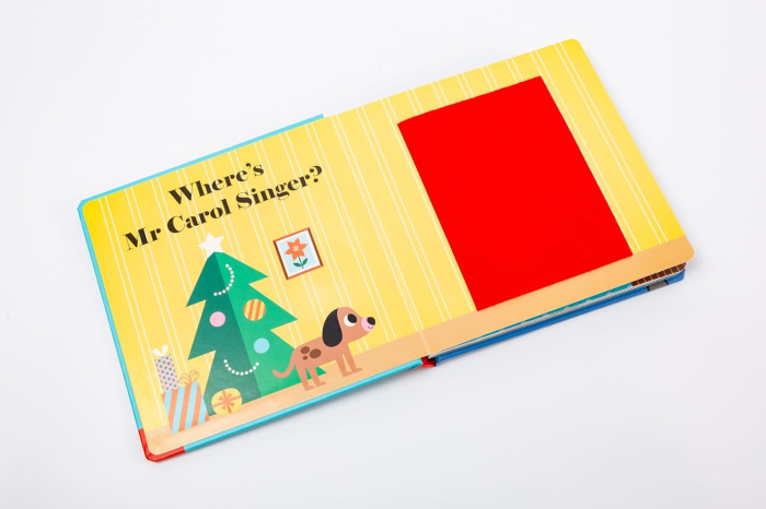 Carte cu clapete senzoriale Where's Mrs Reindeer? (Felt Flaps) [2]