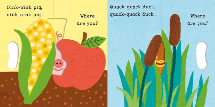 Moo Cow, Moo Cow, PEEKABOO!: Grab & pull to play peekaboo - with a mirror [4]