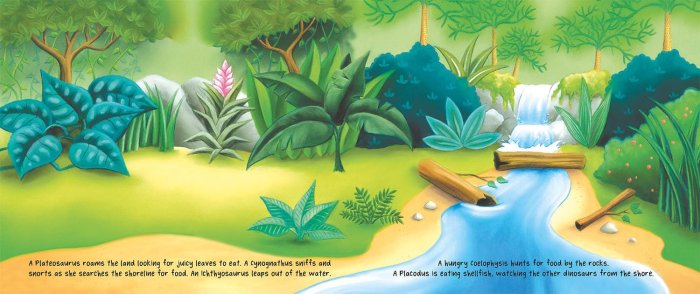 Carte cu magneti Magnetic Dinosaur Island (Magnetic Play & Learn) [3]