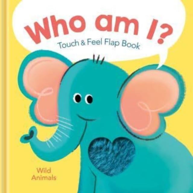 Carte cu pagini cartonate senzoriale Wild Animals (Who Am I? Touch & Feel Flap Book) [1]