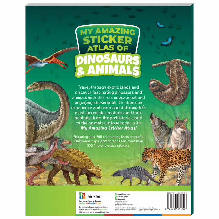 Incredible Sticker Atlas: Dinosaurs and Animals [4]