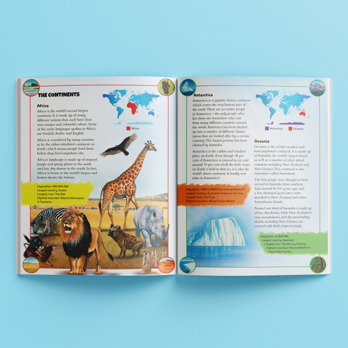 Incredible Sticker Atlas: World and Spaceby Hinkler Pty Ltd ISBN 9781488953118 [2]