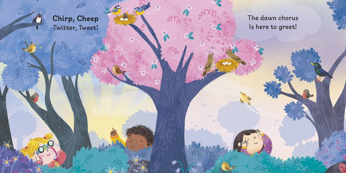 Carte cu sunete Primavara Seasons and Sounds Listen to Spring [2]