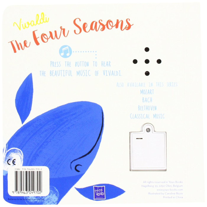 Carte cu sunete Vivaldi, the four seasons (FIRST COMPOSERS) [2]