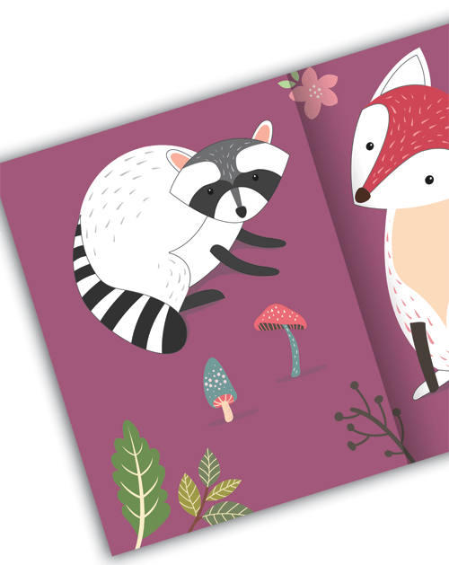 Carte de colorat plus stickere Little Baby’s: Animal Colouring Book [2]