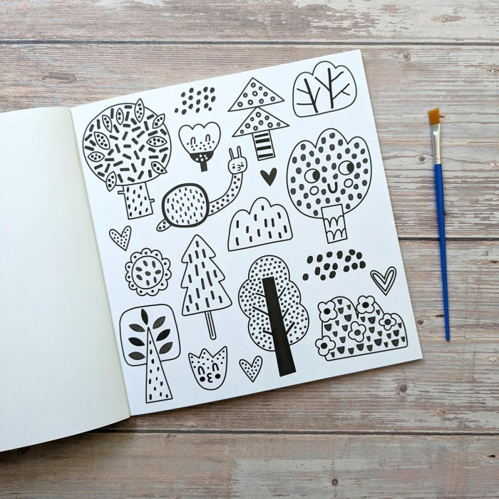 Carte de pictura cu apa Magic Painting Forest [5]