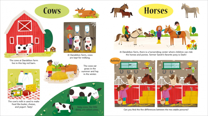 Carte pop up cu personaje Ferma [5]