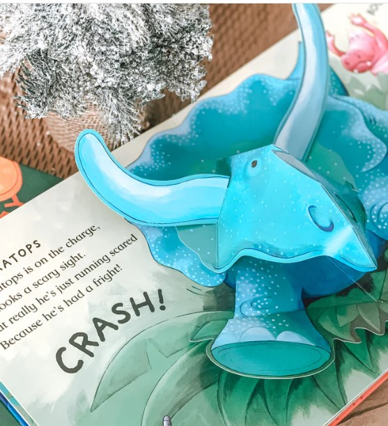 Carte pop up Silly Dinosaur [3]