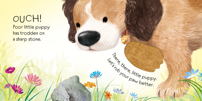 Usborne Touchy-Feely Books There There Little Puppy [3]