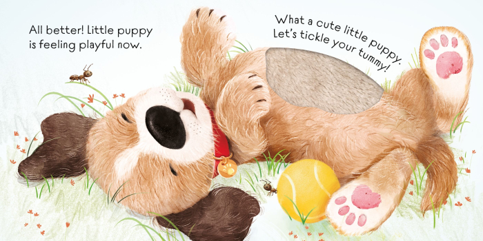 Usborne Touchy-Feely Books There There Little Puppy [4]