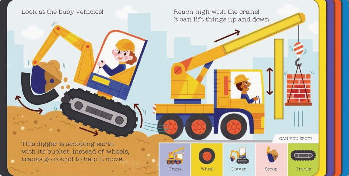 Carte senzoriala Touch and learn Things that go [4]