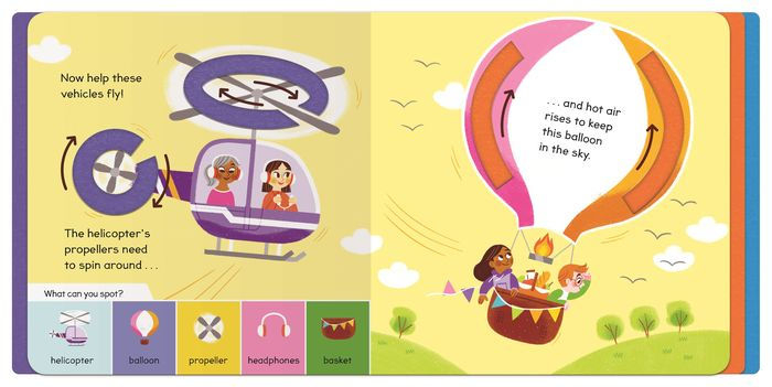 Carte senzoriala Touch and learn Things that go [2]