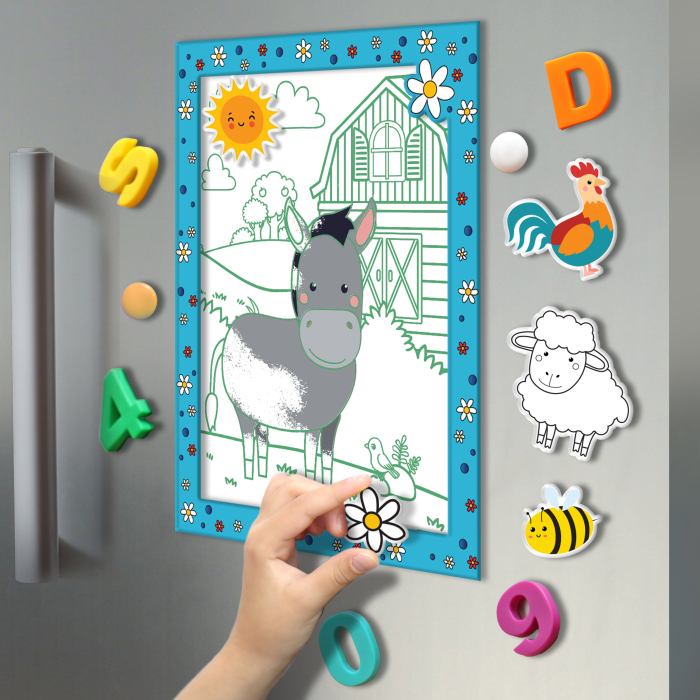 Colour-Me-Magnets Farmyardage: 3-5by Hinkler Pty Ltd [5]