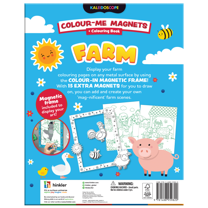 Colour-Me-Magnets Farmyardage: 3-5by Hinkler Pty Ltd [6]