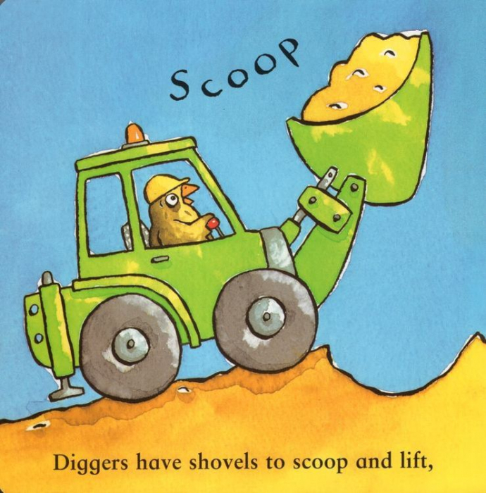 Dazzling Diggers (Amazing Machines Board Book) [3]