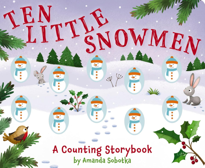 Invata sa numeri Ten Little Snowmen: A Counting Storybook [1]