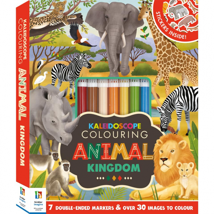 Kaleidoscope Colouring Kit: Animal Kingdom [1]