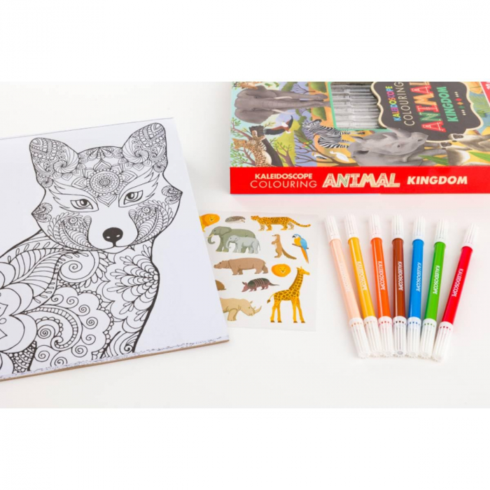 Kaleidoscope Colouring Kit: Animal Kingdom [2]
