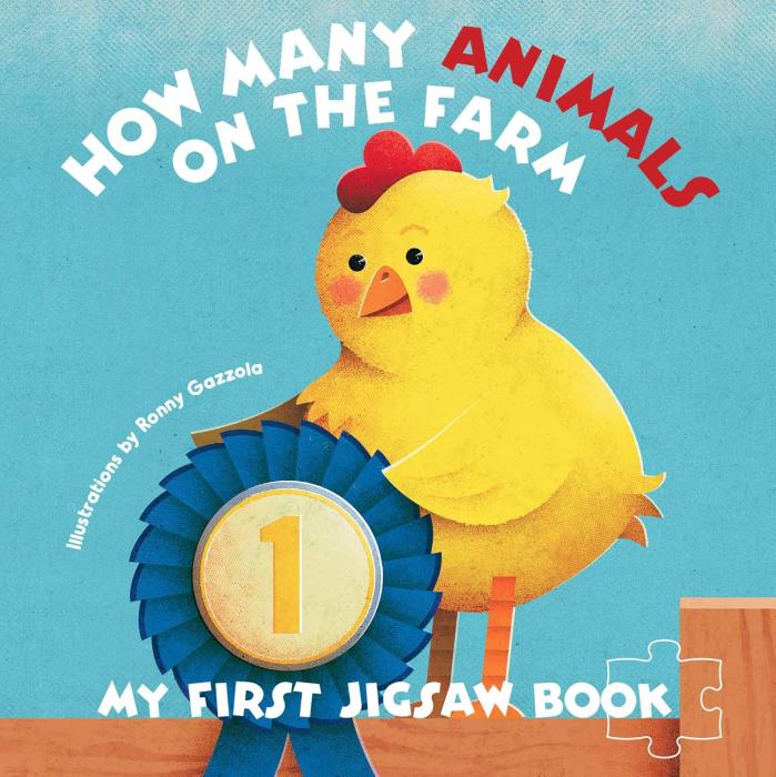 My First Jigsaw Book: How Many Animals On the Farm? [1]