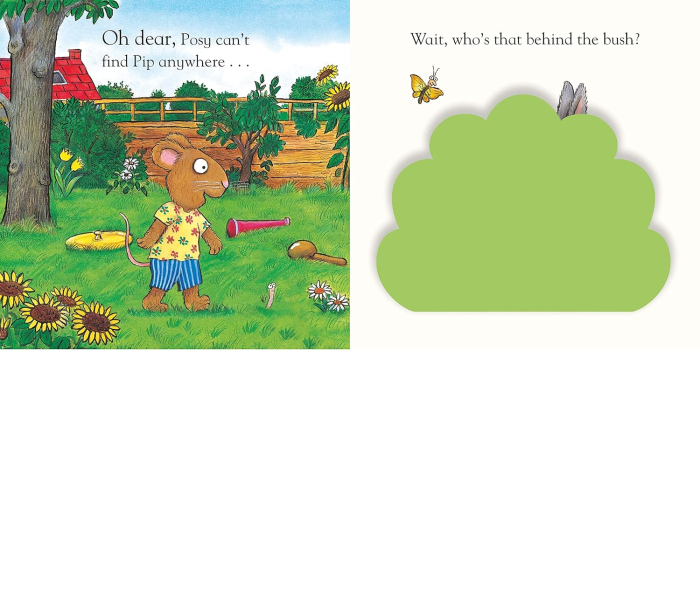 Pip and Posy: Where Are You? In the Garden (A Felt Flaps Book)   Axel Scheffler  [5]