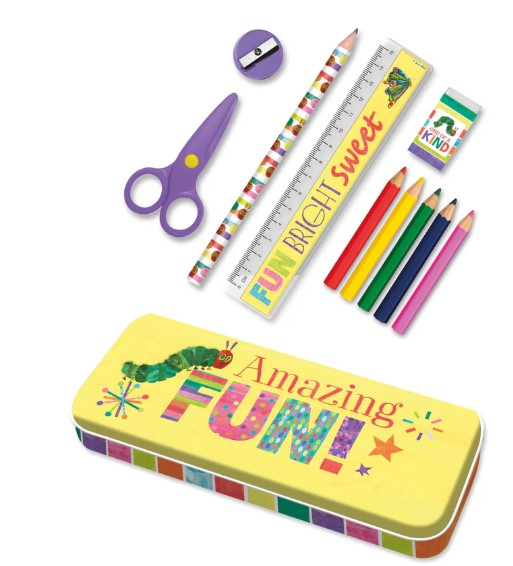 The Very Hungry Caterpillar Children’s Stationery Tin Set - First School Stationery Set For Ages 3 and Upward [2]