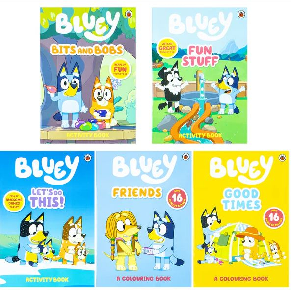 Set cu 5 carti cu activitati Bluey [2]