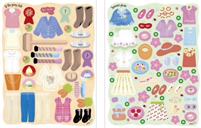 Sticker Dolly Dressing Dolls [5]