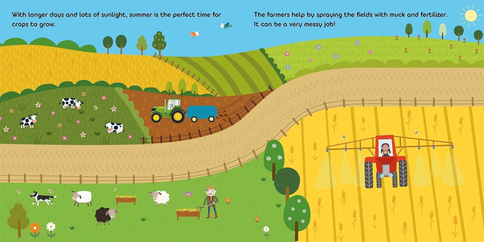 Tractors: Wooden Toy & Board Book Set [2]