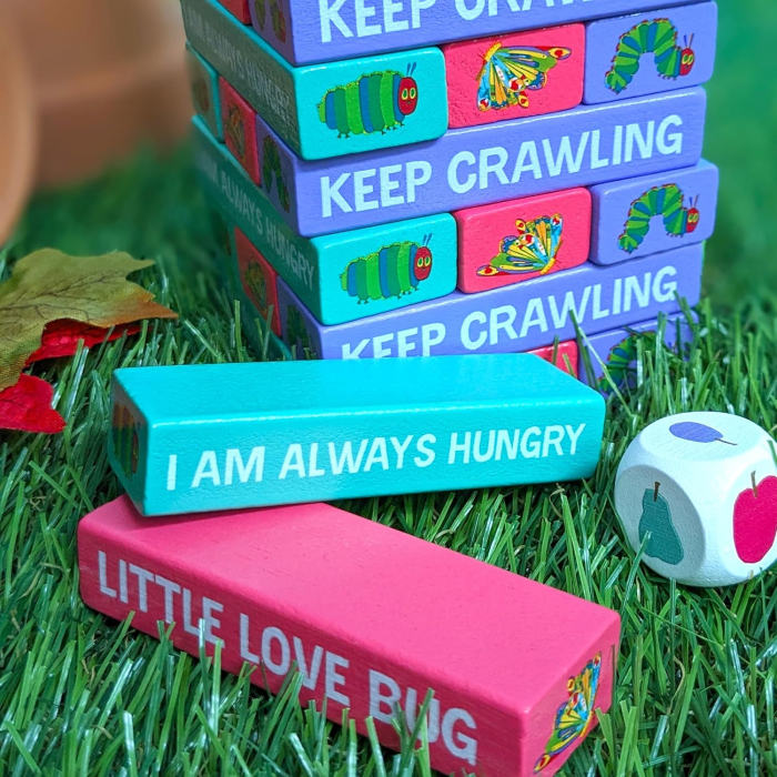 Robert Frederick The Very Hungry Caterpillar Wooden Tumble Tower Game [4]