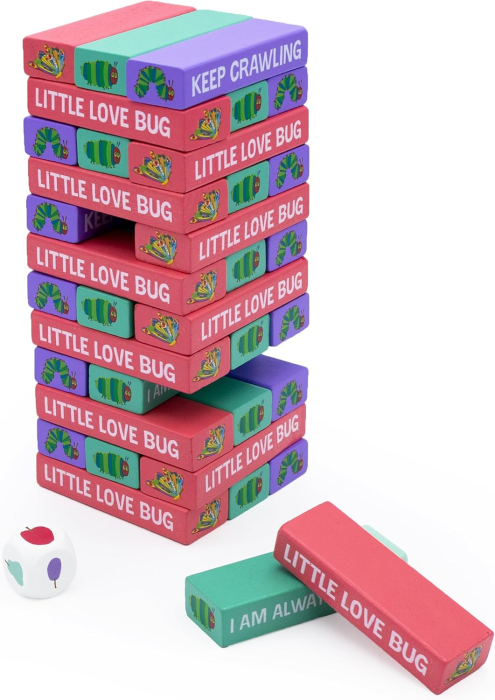 Robert Frederick The Very Hungry Caterpillar Wooden Tumble Tower Game [3]