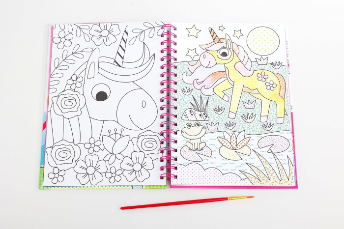 Water Painting Fun: Unicorns carte de pictura cu apa [2]