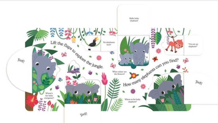 What Do Animals Do All Day?: Elephant: Lift the Flap Board Book [5]